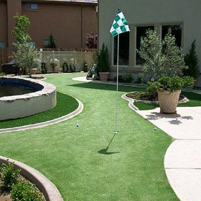 Artificial Grass Mettler, California Putting Green Flags, Small Backyard Ideas