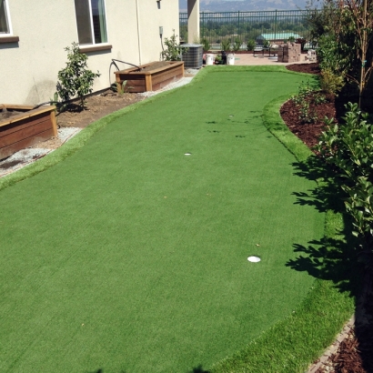 Grass Installation Ontario, California Putting Green, Beautiful Backyards