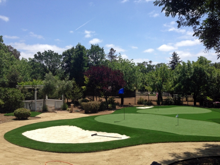 Artificial Turf Solvang, California Putting Green Flags, Front Yard Ideas