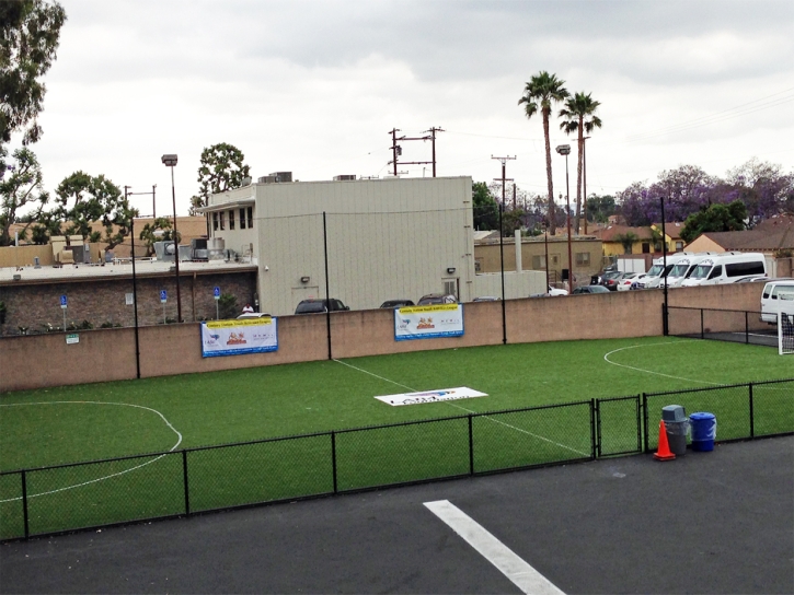 Synthetic Lawn Culver City, California Football Field, Commercial Landscape